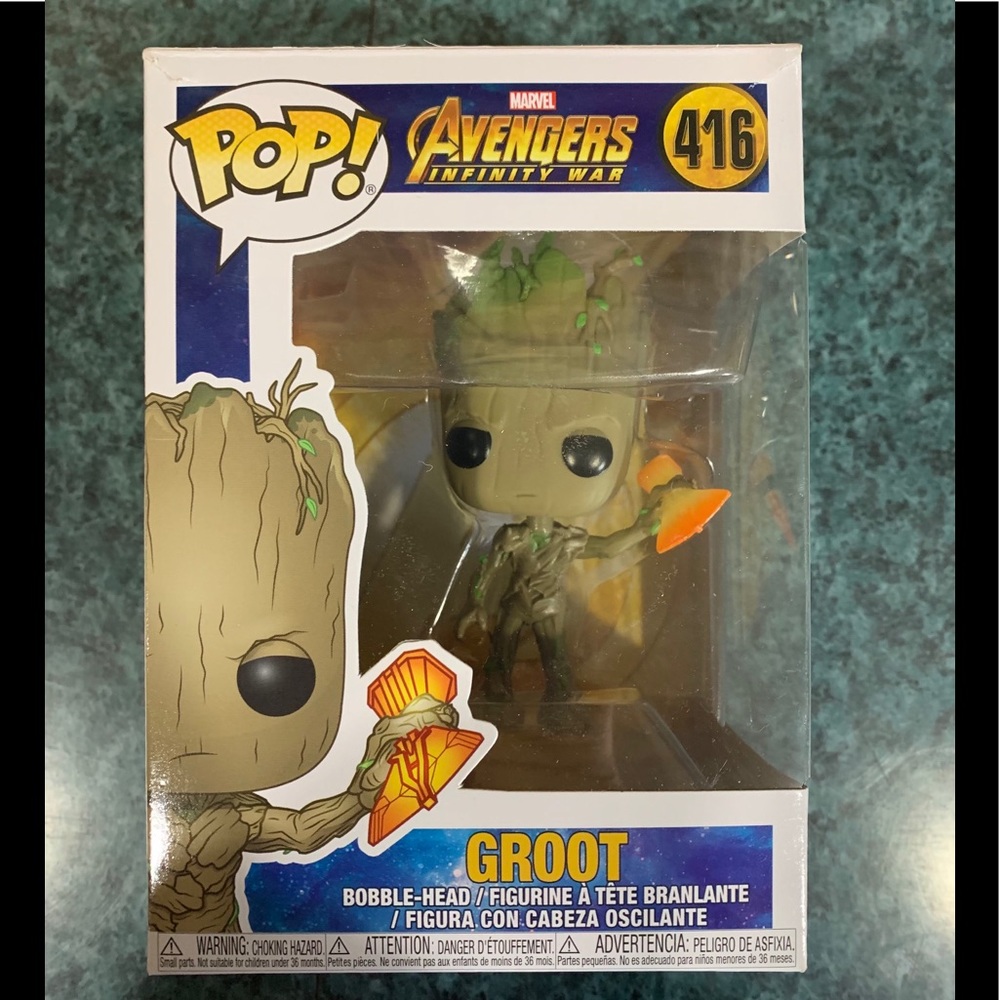 Funko pop Marvel infinity war groot